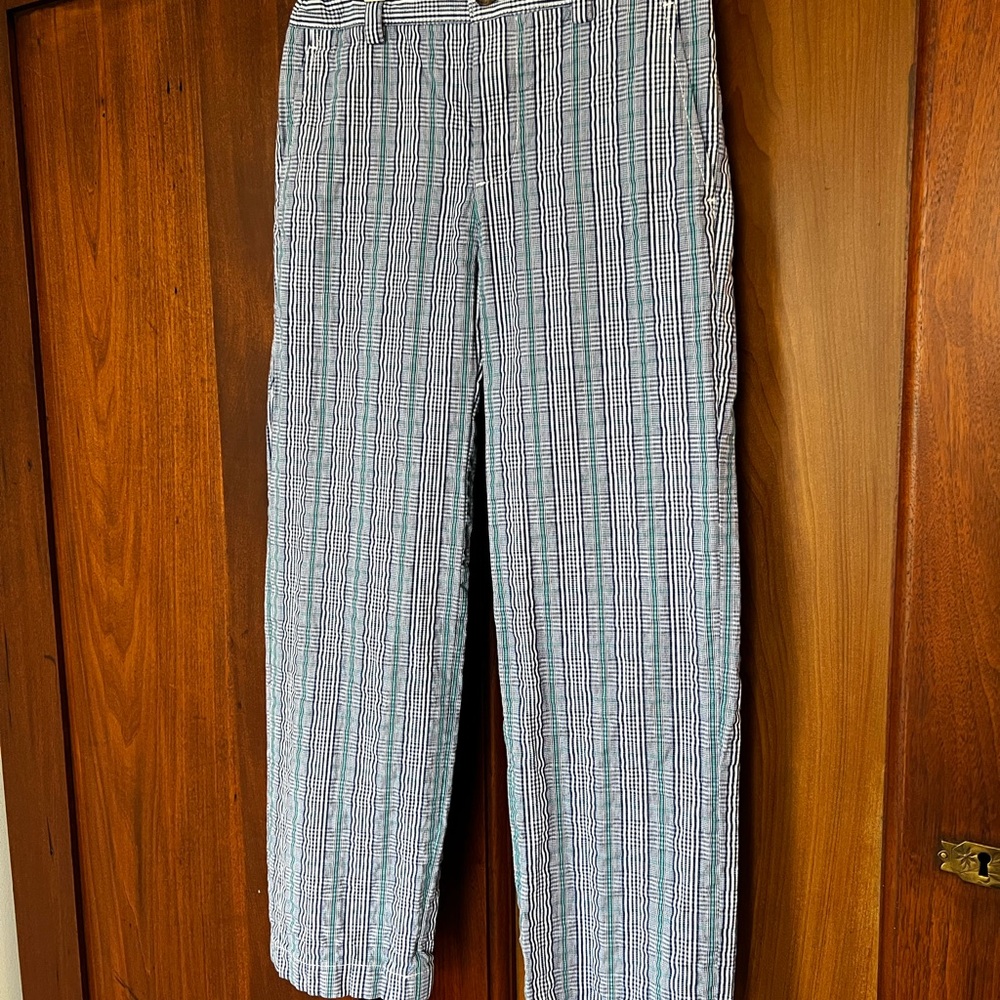 Brooks Brothers Boys’ Plaid Seersucker Pants